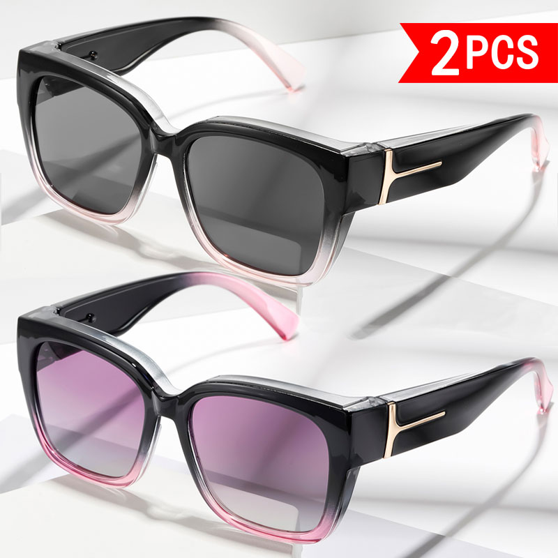 Women Fashion Photoshoot - 1/2Pcs Kacamata Wanita yang Modis dan