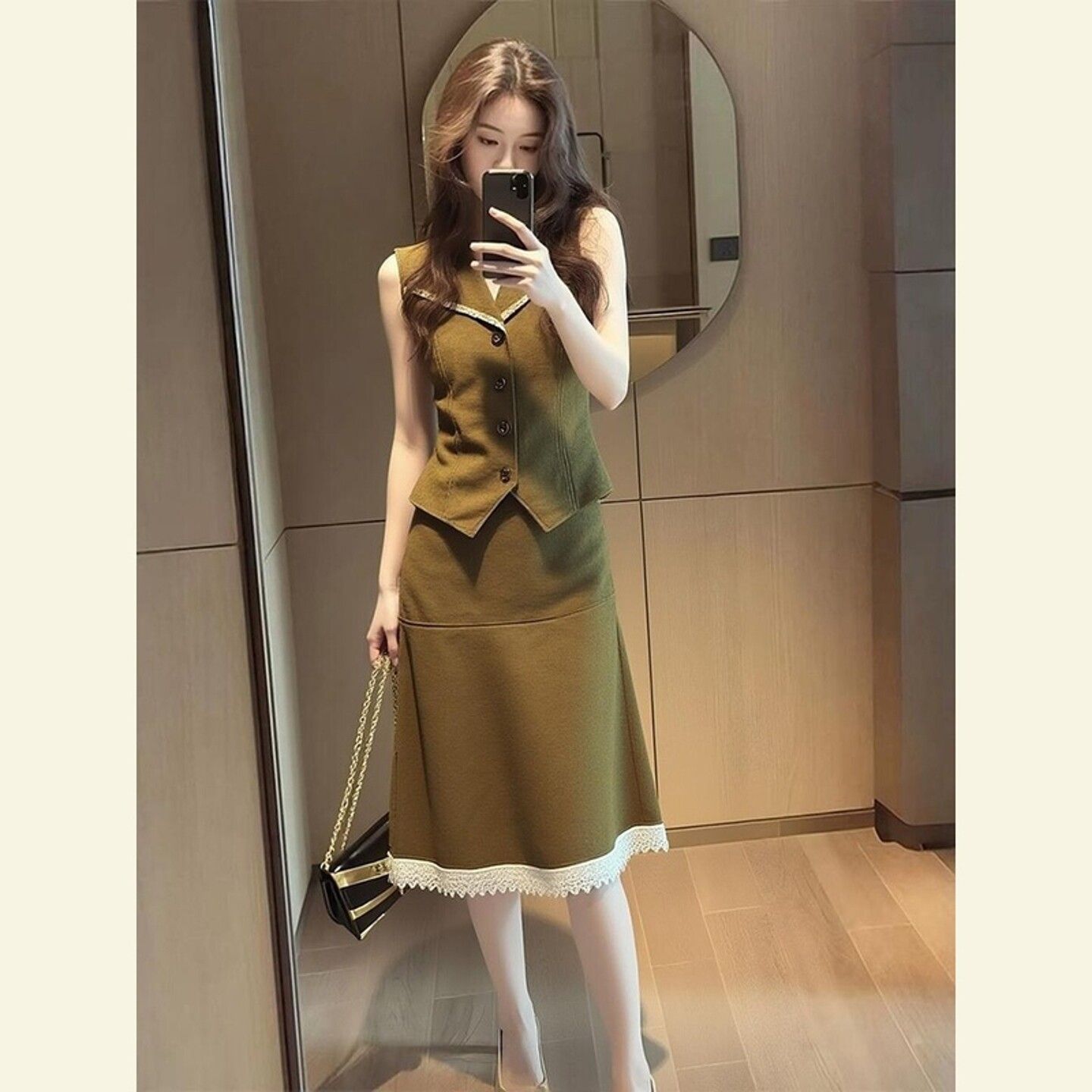 Women'S Fashion Vest Tops - Setelan Wanita Musim Panas Model Kantor