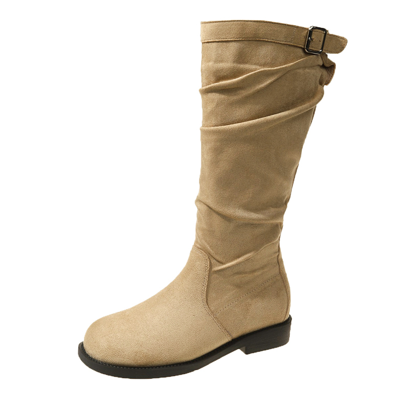 Women'S Fashion Knee High Boots - Sepatu Bot Tinggi Wanita Musim Gugur