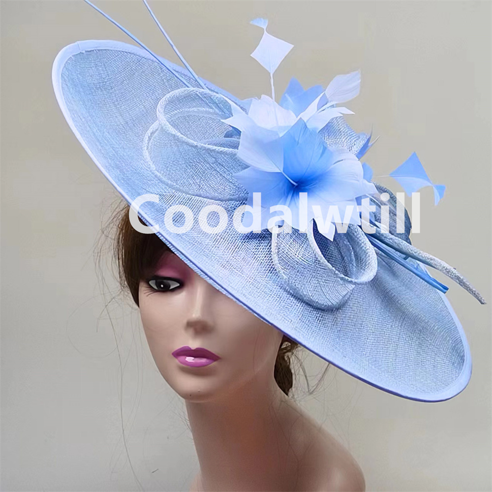 Women'S Fashion Kentucky Derby - Royal Ascot topi Fascinator besar wanita,