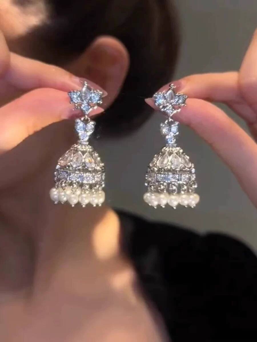 Women'S Fashion Korea - Anting-anting sangkar burung mewah ala India