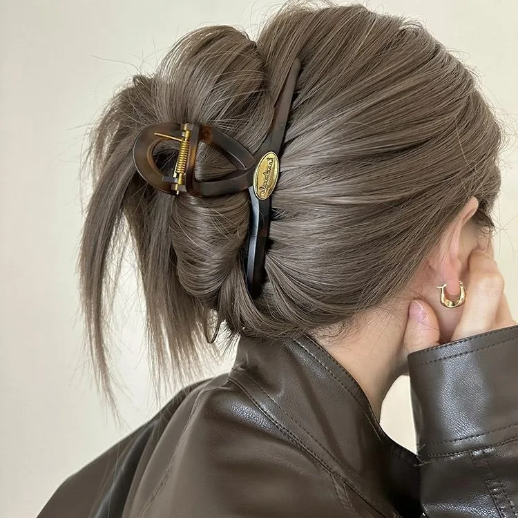 Jepit Rambut Akrilik Huruf War - Women'S Fashion Korea ulasan dan harga