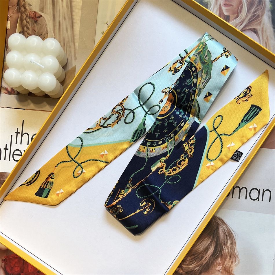 Syal Cetak Hadiah Empat Musim  - Women Fashion Necktie ulasan dan harga