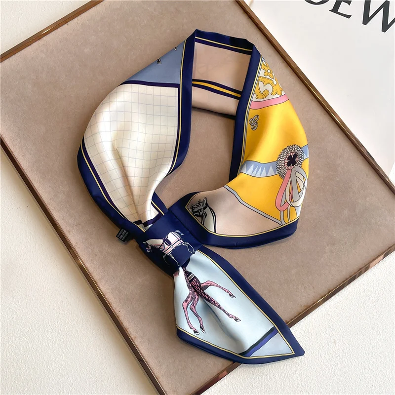 Syal syal syal ketat merek mew - Women Fashion Necktie ulasan dan harga