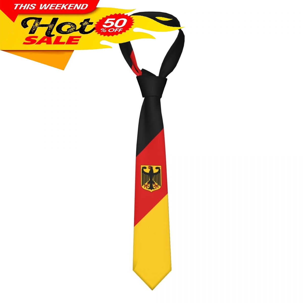 Dasi Lambang Bendera Jerman Da - Women Fashion Necktie ulasan dan harga