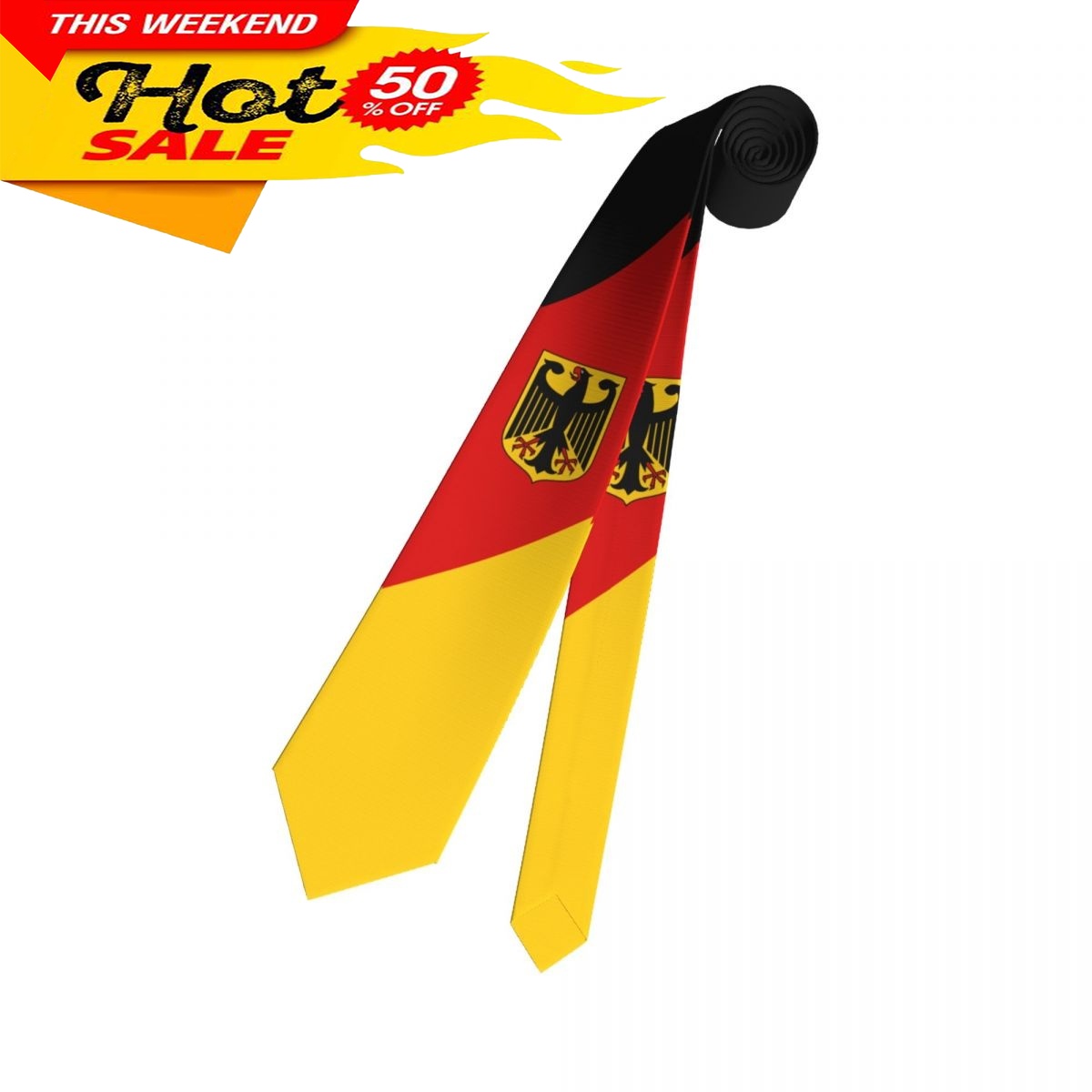 Dasi Lambang Bendera Jerman Da - Women Fashion Necktie ulasan dan harga