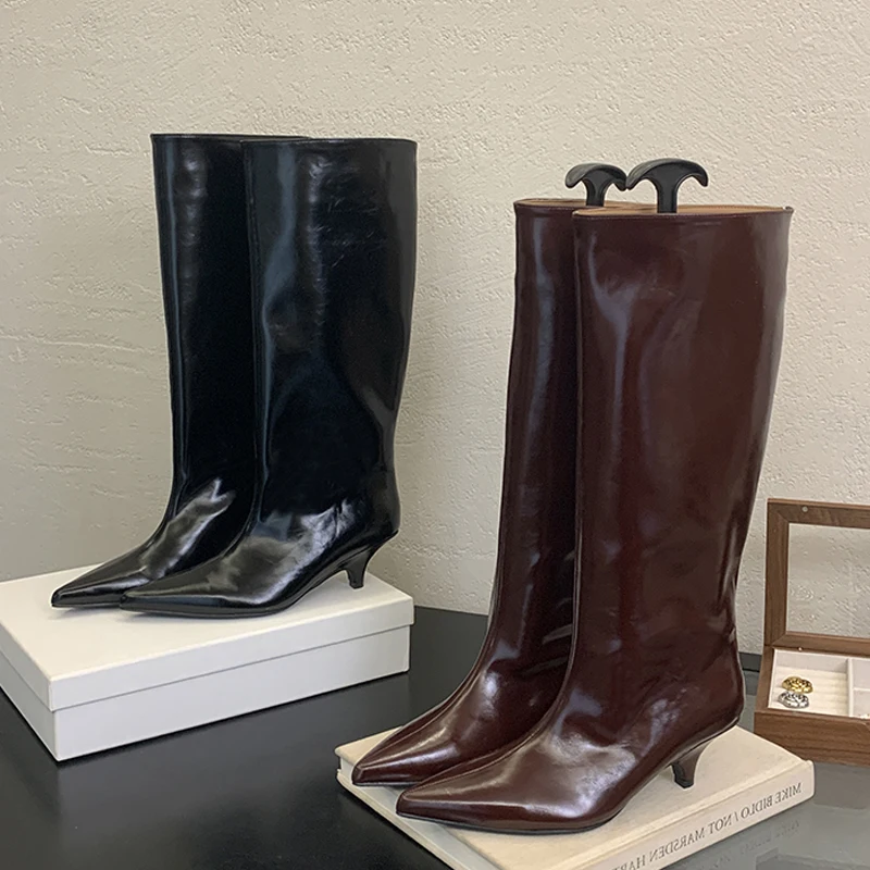 Aneikeh Sepatu Bot Setinggi Lu - Women'S Fashion Knee High Boots ulasan dan harga