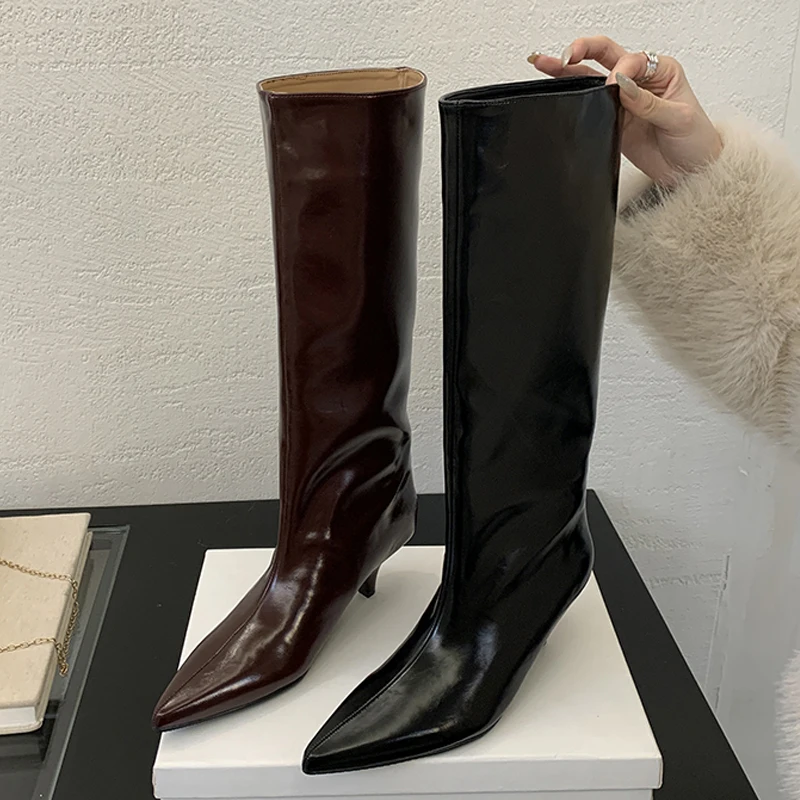 Aneikeh Sepatu Bot Setinggi Lu - Women'S Fashion Knee High Boots ulasan dan harga