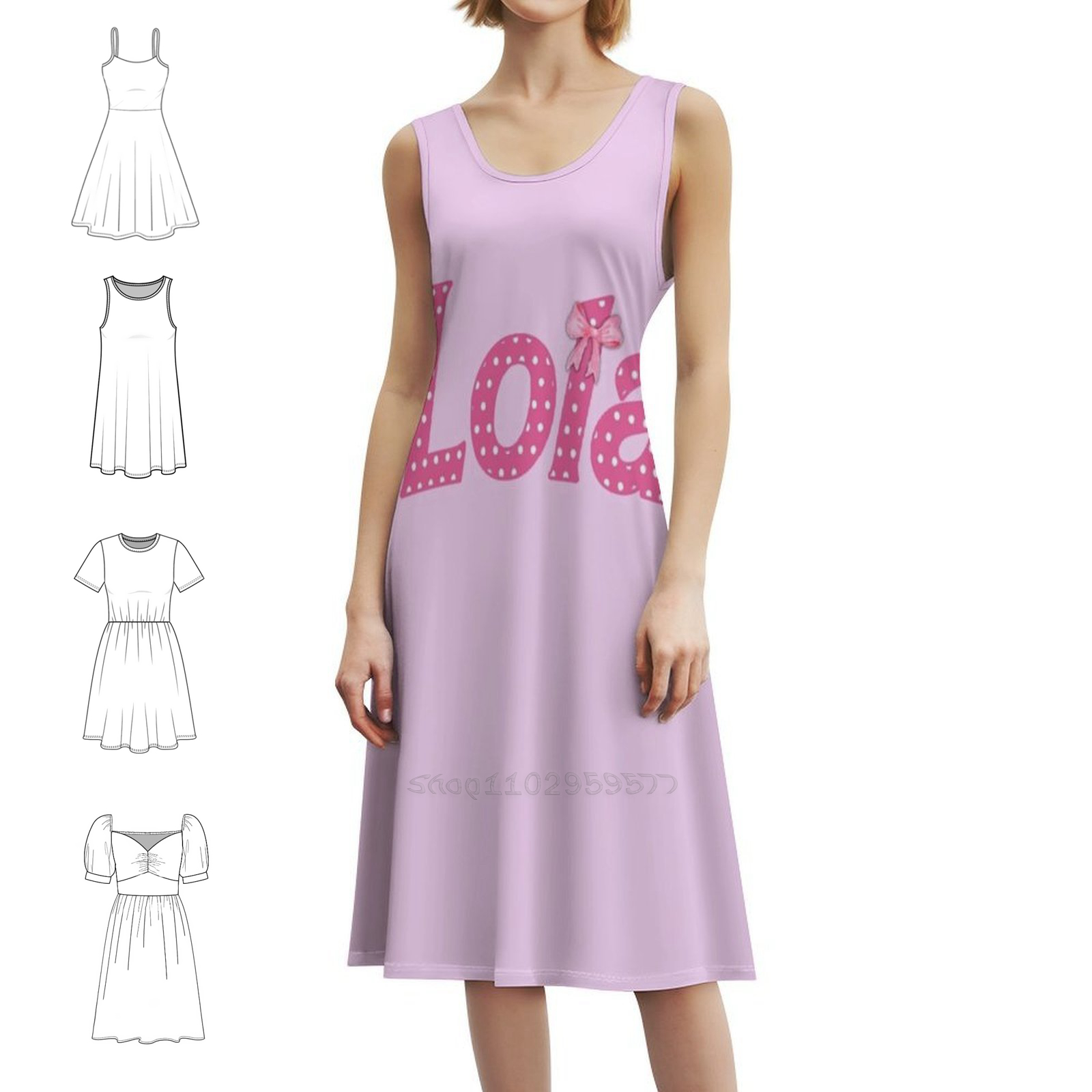 Gaun Lola Name By Callisc Boho - Women Fashion Dress Names ulasan dan harga