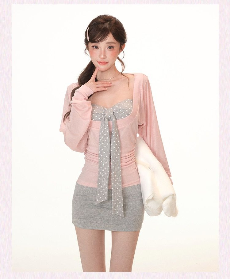 Setelan Blus Vintage Musim Sem - Women'S Fashion Vest Tops ulasan dan harga