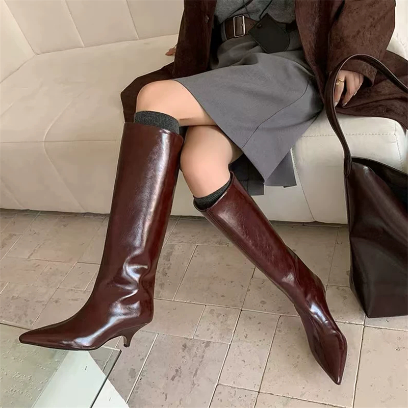 Sepatu Bot Wanita Model Street - Women'S Fashion Knee High Boots ulasan dan harga