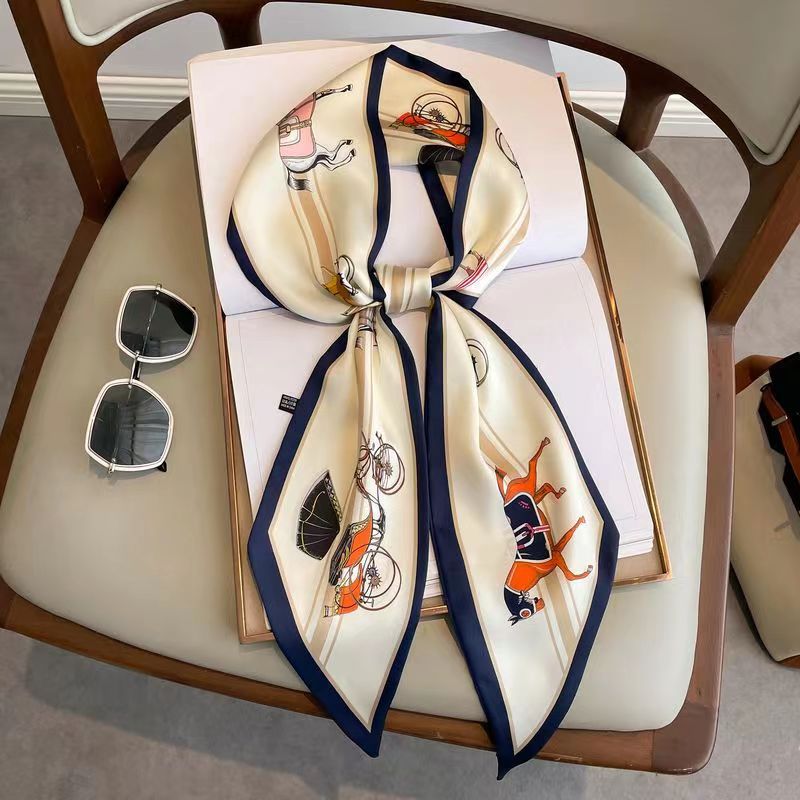 Syal Hiasan Kepala Ramping Sut - Women Fashion Necktie ulasan dan harga