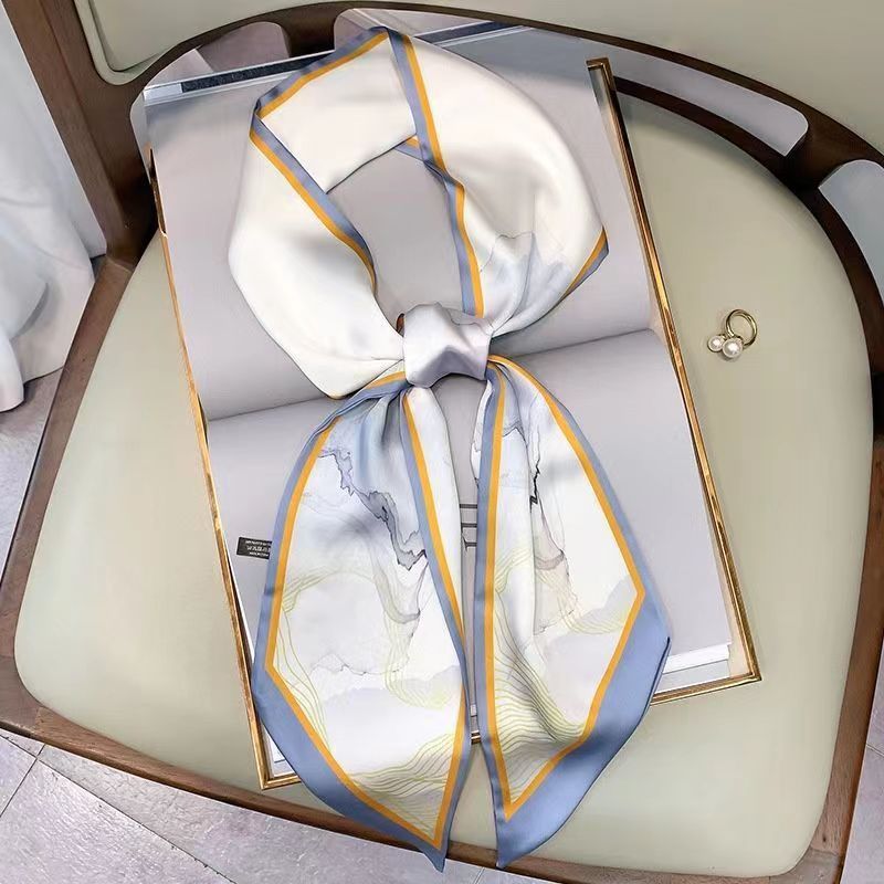 Syal Hiasan Kepala Ramping Sut - Women Fashion Necktie ulasan dan harga