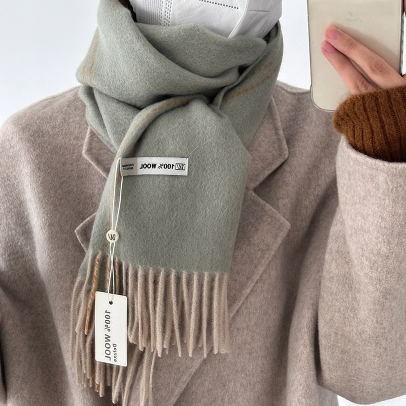 Syal wol 100% kualitas bagus e - Women'S Fashion Korea ulasan dan harga
