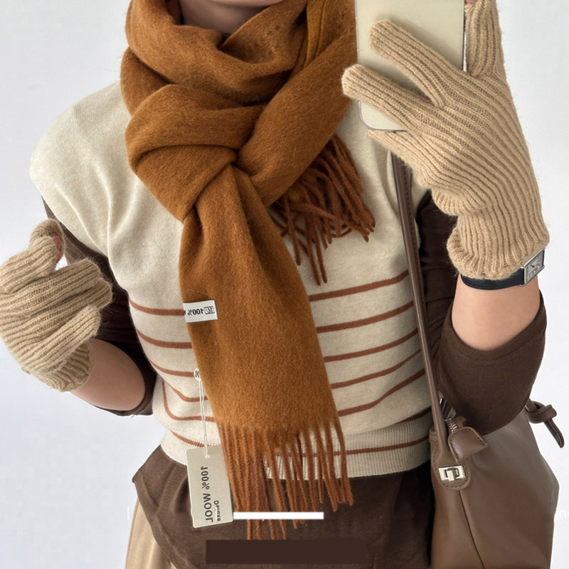 Syal wol 100% kualitas bagus e - Women'S Fashion Korea ulasan dan harga