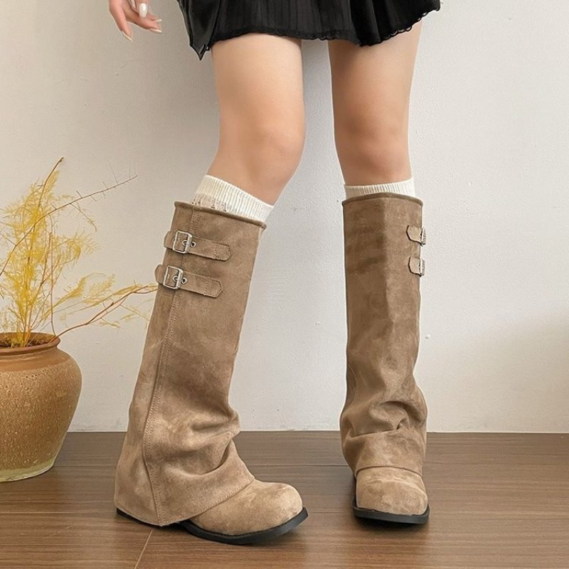 Sepatu Bot Setinggi Lutut Gaya - Women'S Fashion Knee High Boots ulasan dan harga