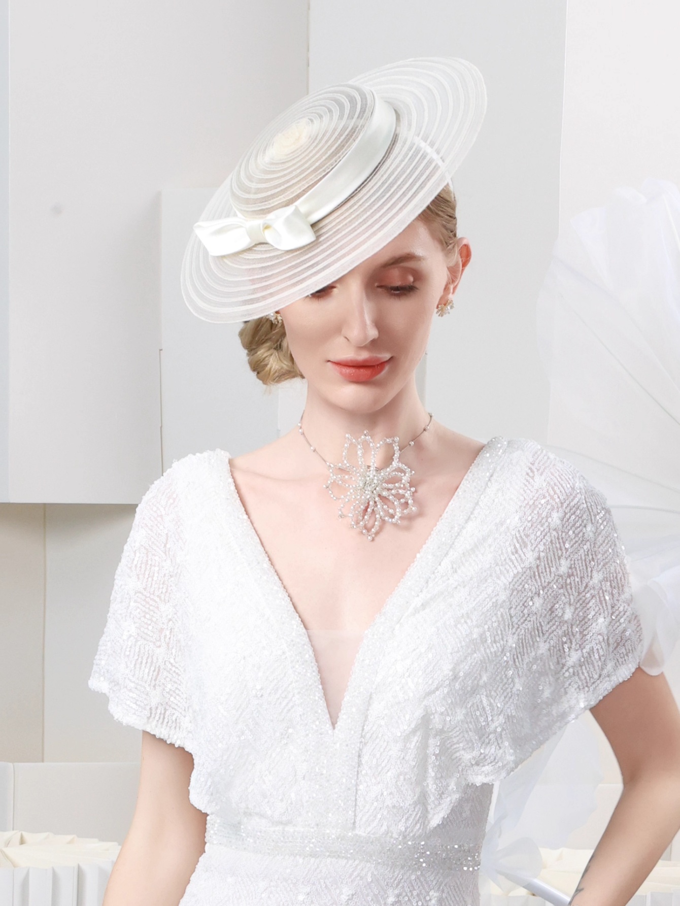 Topi Fascinator Kentucky denga - Women'S Fashion Kentucky Derby ulasan dan harga