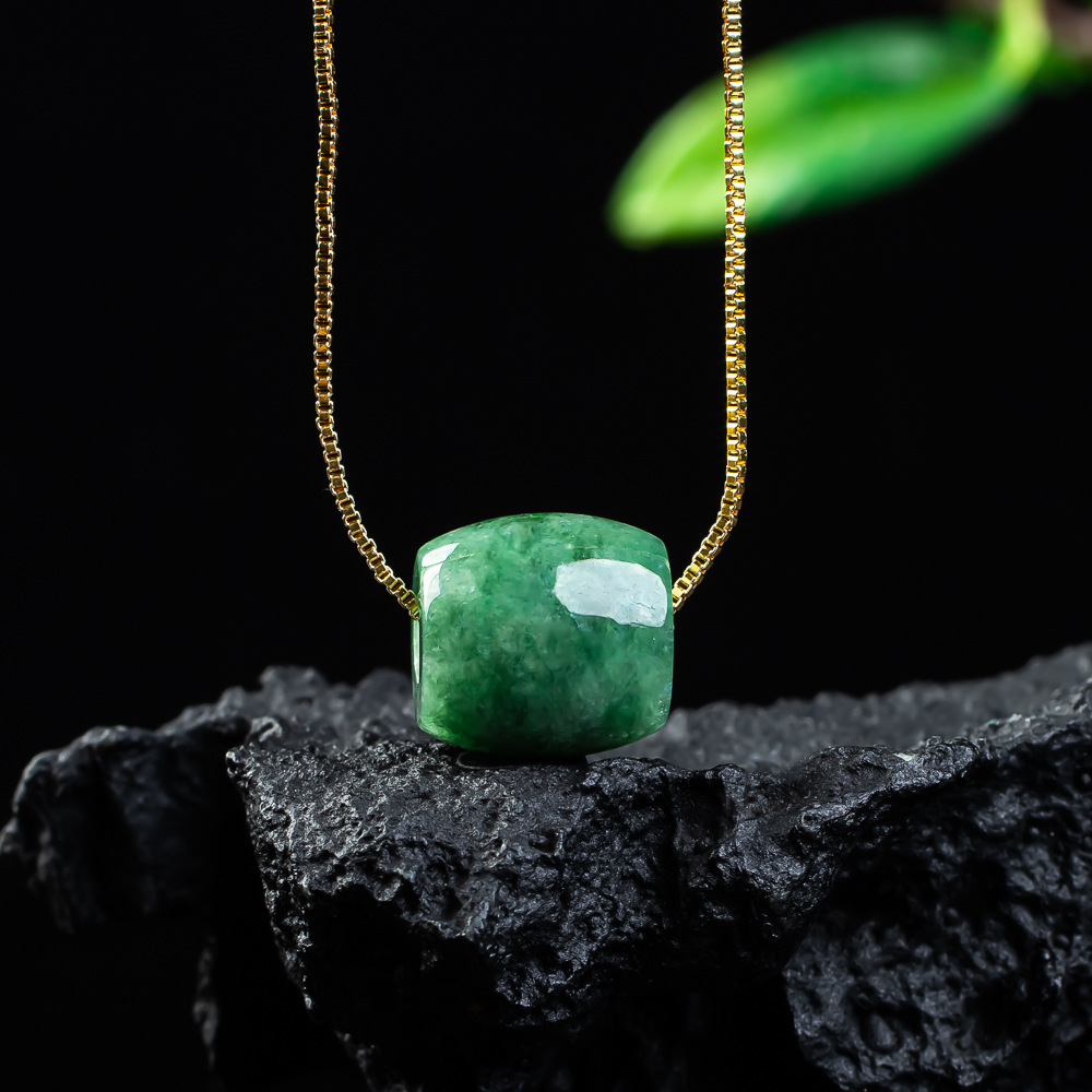 Liontin Manik Giok Asli Alami  - Women'S Fashion Jewellery ulasan dan harga
