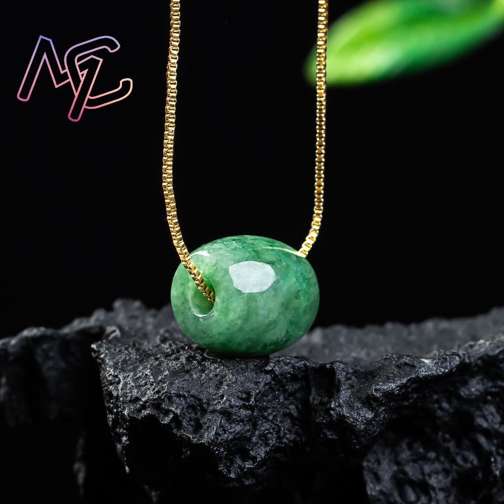 Liontin Manik Giok Asli Alami  - Women'S Fashion Jewellery ulasan dan harga