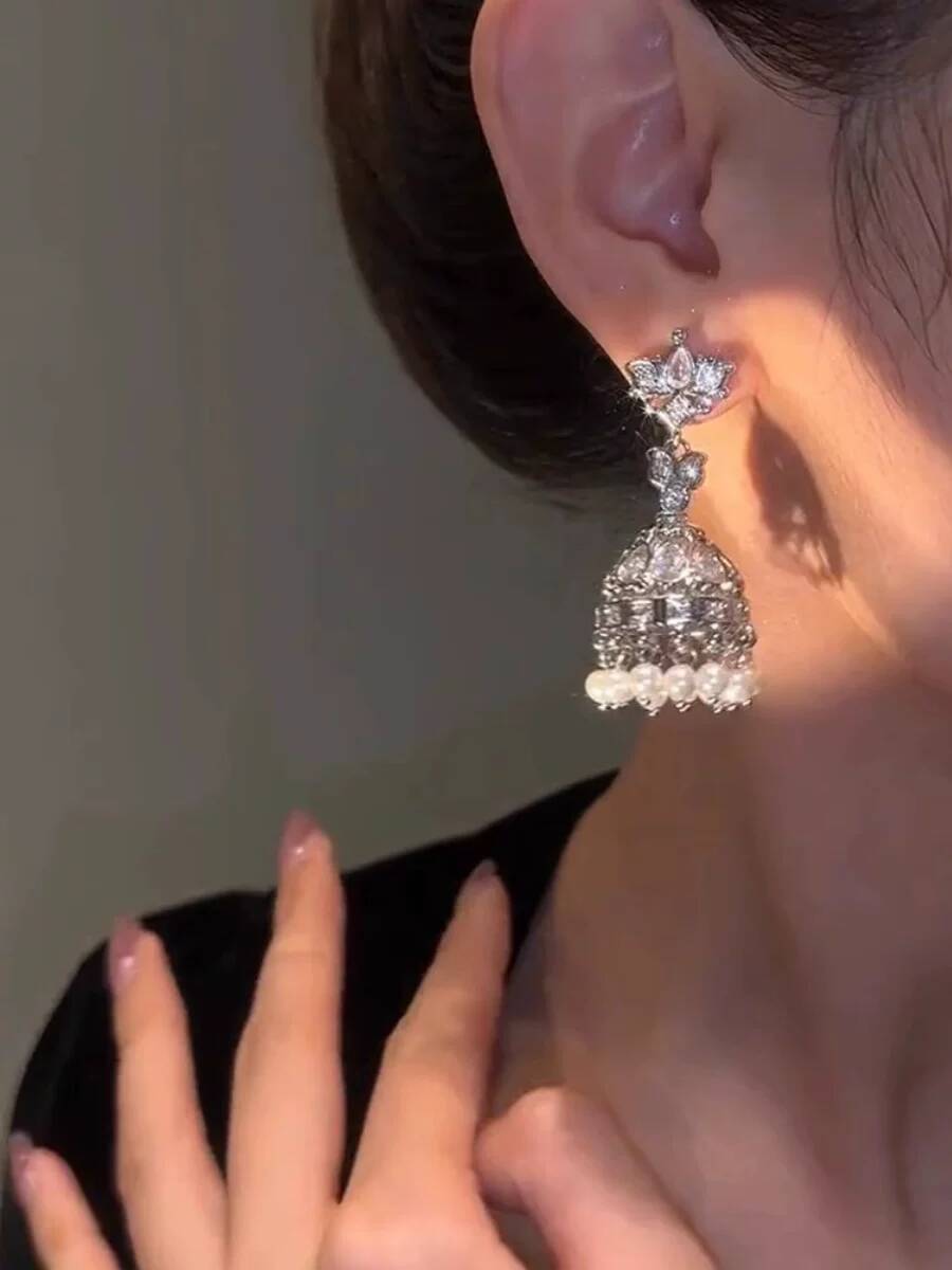Anting-anting sangkar burung m - Women'S Fashion Korea ulasan dan harga