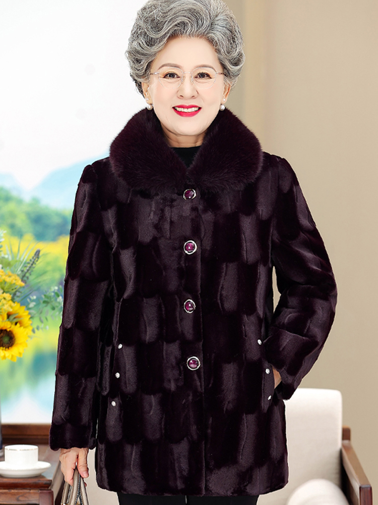 Mantel Beludru Mink Tebal Panj - Women Fashion Over The Years ulasan dan harga